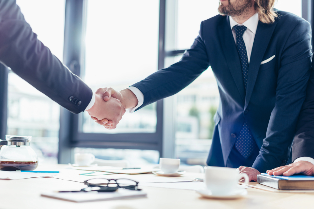 Business partnership concept